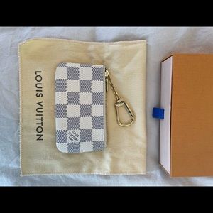 LOUIS VUITTON - DAMIER AZUR KEY POUCH